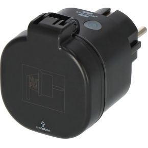 Brennenstuhl 1294860100 smart plug 3680 W Thuis Zwart, Grijs