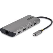StarTech.com 174B-USB4-MULTIPORT laptop dock & poortreplicator Bedraad Grijs