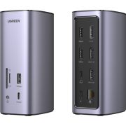 Ugreen USB-C Docking Station 12-in-1 Bedraad Zilver