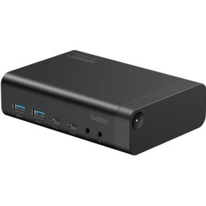 Belkin Connect Uni 14-in-1 Dual DisplayDock140W Docking Dock Zwart