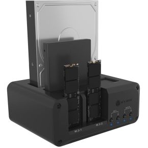 ICY BOX IB-2925MS-CU31 USB 3.2 Gen 2 (3.1 Gen 2) Type-C Zwart