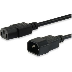 Equip 112109 electriciteitssnoer Zwart 1,5 m C13 stekker C14 stekker