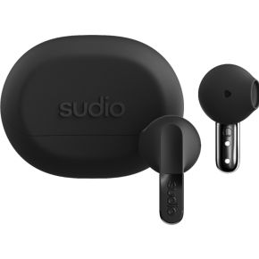 Sudio N3BLK hoofdtelefoon/headset Draadloos In-ear Oproepen/muziek Bluetooth Zwart