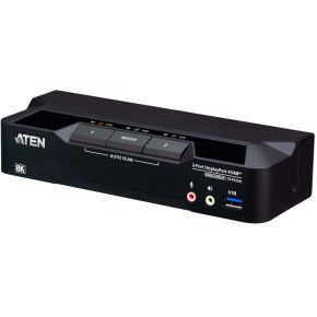 ATEN 2-poorts USB 3.0 8K DisplayPort KVMPTM-switch (kabels meegeleverd)