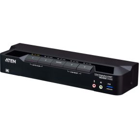 ATEN 4-poorts USB 3.0 8K DisplayPort KVMPTM-switch (kabels meegeleverd)