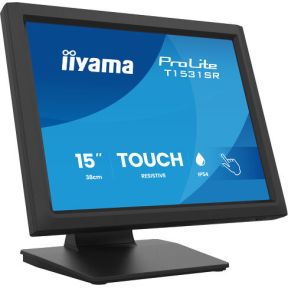 Iiyama ProLite T1531SR-B2S computer monitor 38,1 cm (15 ) 1024 x 768 Pixels XGA Touchscreen Tafelbla