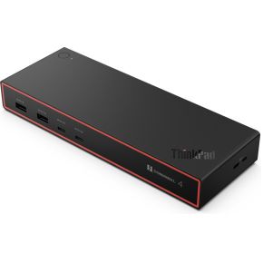 Lenovo 40BG0135GE laptop dock & poortreplicator Docking Thunderbolt 4 Zwart