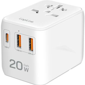 LogiLink PA0356 netvoeding & inverter Binnen 20 W Wit