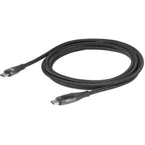 CLUB3D Veilige USB-C®-kabel met vermogensmeter, 240 W, geen dataoverdracht, 2 m