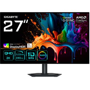 Gigabyte MO27Q28G 27 Quad HD 280Hz WOLED Gaming monitor