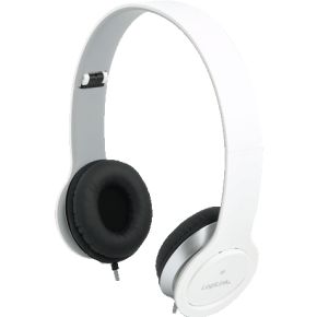 LogiLink HS0029 hoofdtelefoon vouwbaar wit