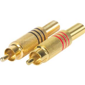 Hr 2 X Rca Plug Mannelijk 4 St hr kopen in de aanbieding