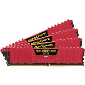 Corsair DDR4 Vengeance LPX 4x4GB 3866 Red Geheugenmodule