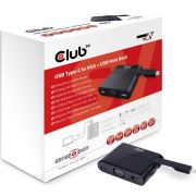 CLUB3D-USB-3-0-Type-C-to-VGA-USB-Mini-Dock-USB-3-1-3-1-Gen-2-Type-