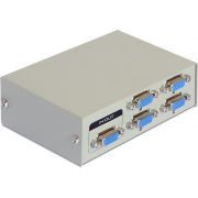 Delock 87635 Switch VGA 4-poorts handmatig bidirectioneel