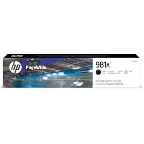 HP 981A Black Original PageWide Cartridge Cartridge 6000pagina's Zwart