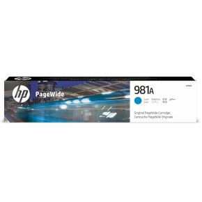 HP 981A Cyan Original PageWide Cartridge Cartridge 6000pagina's Cyaan
