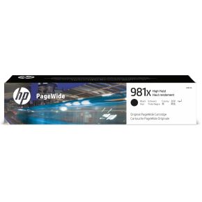 HP 981X High Yield Black Original PageWide Cartridge Cartridge 11000pagina
