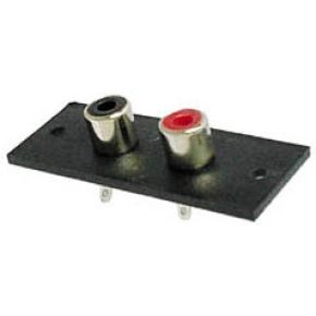 2P Amp Rca Plug Vernikkeld 25 St huismerk kopen in de aanbieding