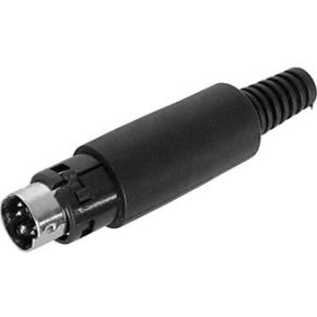 Mannelijke 4P Mini Din Plug Zwart 10 St huismerk kopen in de aanbieding