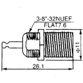 Vrouwelijke F Inbouwbus Bulkhead Met Ring En Moeren 25 St huismerk kopen in de aanbieding
