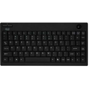 Adesso EasyTrack 3100 Mini Trackball toetsenbord Draadloos Zwart