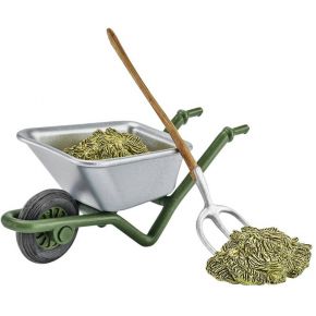 Schleich Farm Life Kruiwagen Met Hooivork En Hooi schleich kopen in de aanbieding