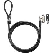 HP-Keyed-Cable-Lock-10-mm-Round-key-Zwart-kabelslot