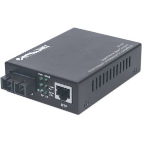 Intellinet 507349 1000Mbit/s 1310nm Single-mode Zwart netwerk media converter