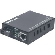 Intellinet 510547 100Mbit/s Single-mode Zwart netwerk media converter