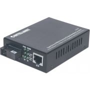 Intellinet 545068 1000Mbit/s Single-mode Zwart netwerk media converter