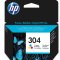 HP 304 Tri-Colour Original Standard Capacity Ink C...
