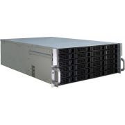 Inter-Tech IPC 4U-4424 Rack Zwart, Zilver