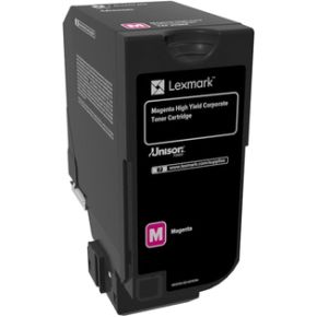 Lexmark 74C2HME Cartridge Magenta laser toner & cartridge