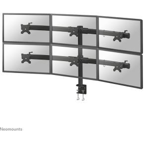 NeoMounts FPMA-D700D6 Clamp Zwart flat panel bureau steun