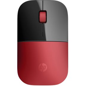 HP Z3700 Red draadloze RF Draadloos Optisch 1200DPI Zwart, Rood Ambidextrous muis