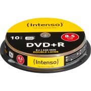 1x10-Intenso-DVDR-8-5GB-8x-Speed-dubbel-laags-Cakebox