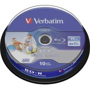 Verbatim BD-R Blu-Ray 25GB 6x 10st.  Spindle Printable