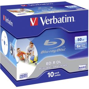1X10 Verbatim Bd R Blu Ray 50Gb 6X Speed Printable Jewel Case verbatim kopen in de aanbieding