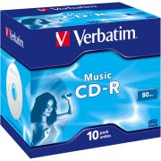 1x10-Verbatim-CD-R-80-700MB-Audio-Color-Live-it-Jewel-Case