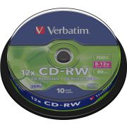 1x10-Verbatim-CD-RW-80-700MB-10x-Speed-Spindel