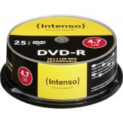 1x25 Intenso DVD-R 4.7GB 16x Speed. Cakebox