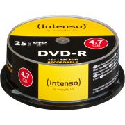 1x25-Intenso-DVD-R-4-7GB-16x-Speed-Cakebox