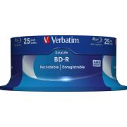 Verbatim-BD-R-Blu-Ray-25GB-6x-25st-No-ID-Cakebox