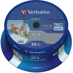 1X25 Verbatim Bd R Blu Ray 25Gb 6X Speed Dl Wide Printable Cb verbatim kopen in de aanbieding