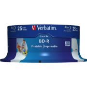 1x25-Verbatim-BD-R-Blu-Ray-25GB-6x-Speed-DL-Wide-Printable-CB