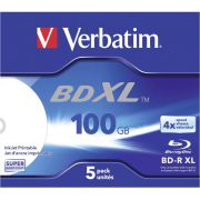 Verbatim-BD-R-XL-Blu-Ray-100GB-4x-5st-Printable-Jewelcase