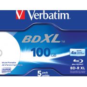 Verbatim-BD-R-XL-Blu-Ray-100GB-4x-5st-Printable-Jewelcase