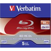 Verbatim-BD-RE-DL-Blu-Ray-50GB-2X-5st-Jewelcase