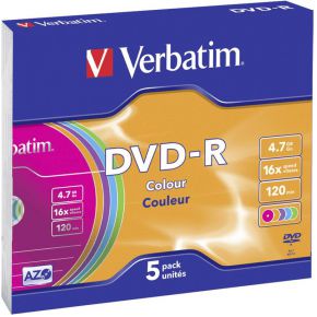 Verbatim DVD-R 16x 5st. Jewelcase